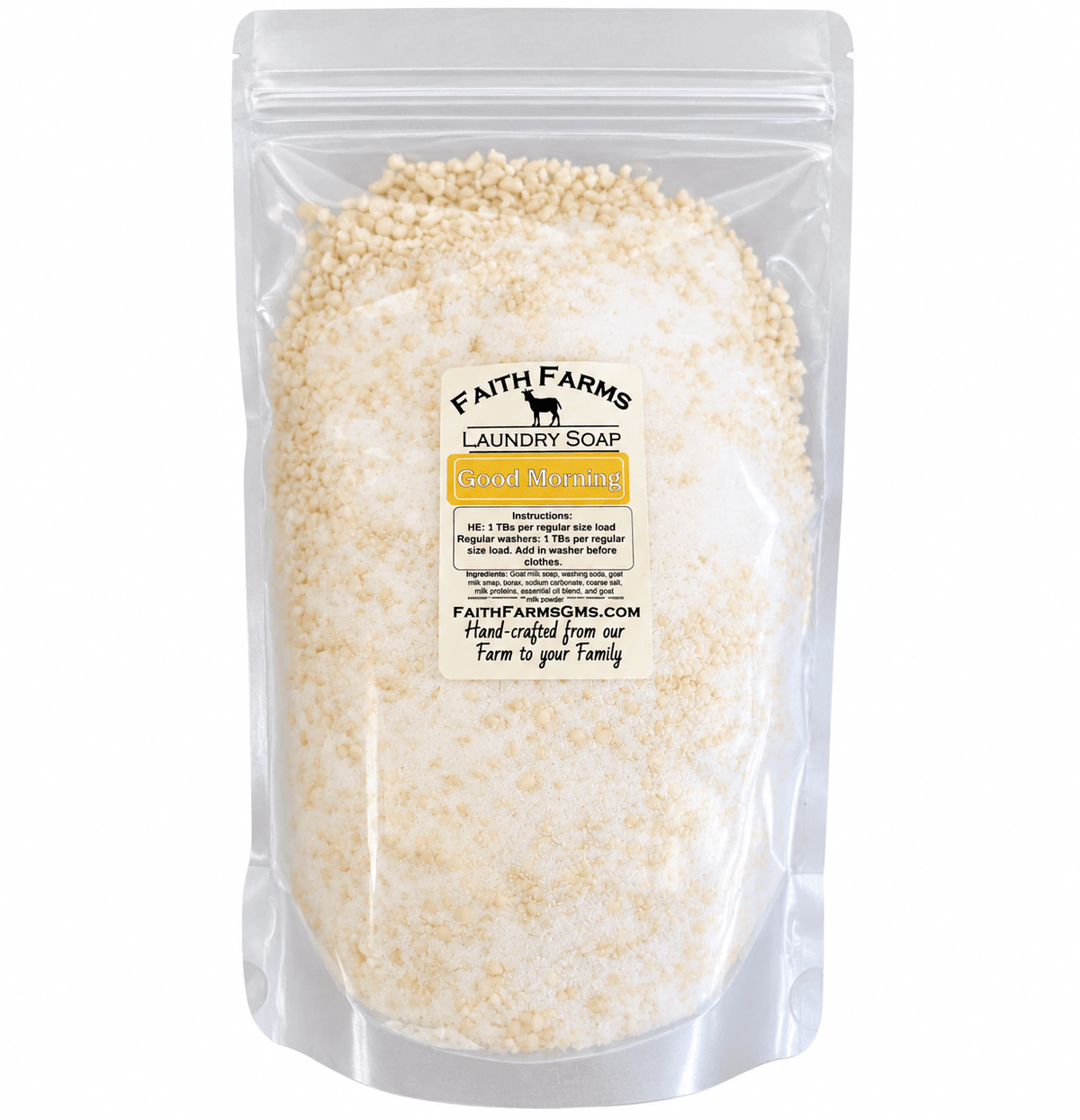Good Morning Laundry Soap - Faith Farms Goat Milk Soap