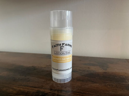 Honey Oatmeal Lotion Bar - Faith Farms Goat Milk Soap