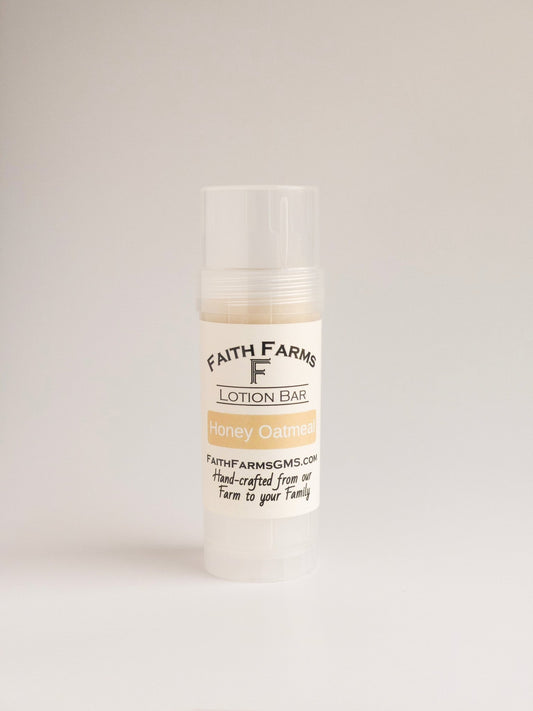 Honey Oatmeal Lotion Bar - Faith Farms Goat Milk Soap