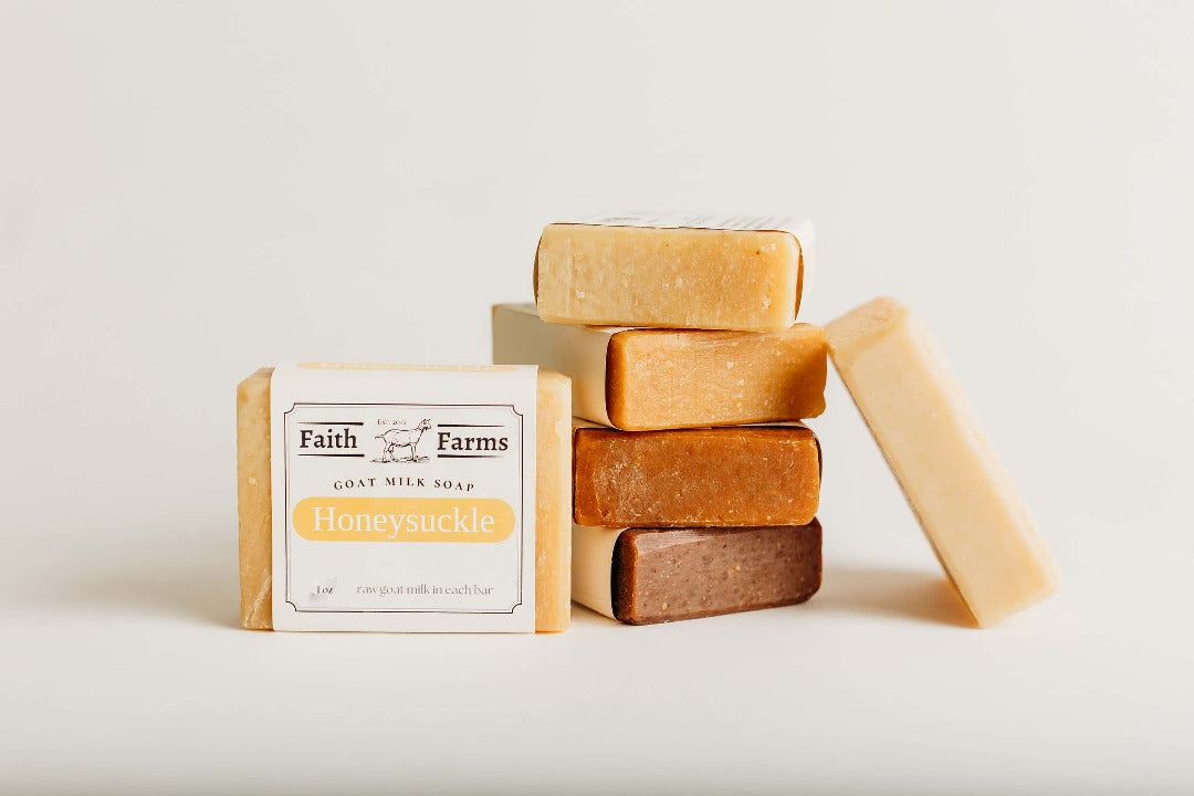 honeysuckle goat milk soap