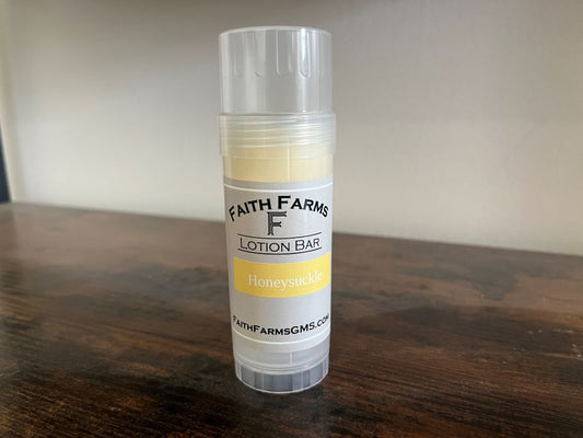 Honeysuckle Lotion Bar - Faith Farms Goat Milk Soap