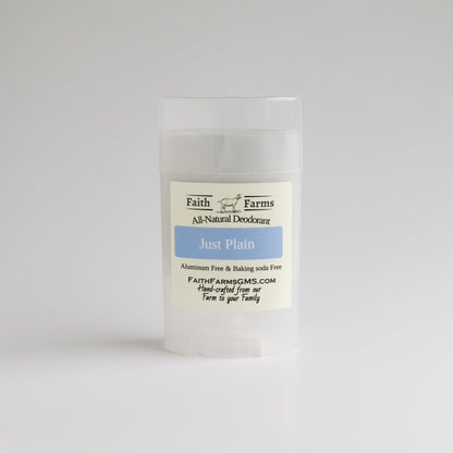 Just Plain Deodorant - Faith Farms Goat Milk Soap
