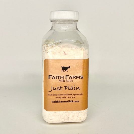 Just Plain Goat Milk Bath - Faith Farms Goat Milk Soap