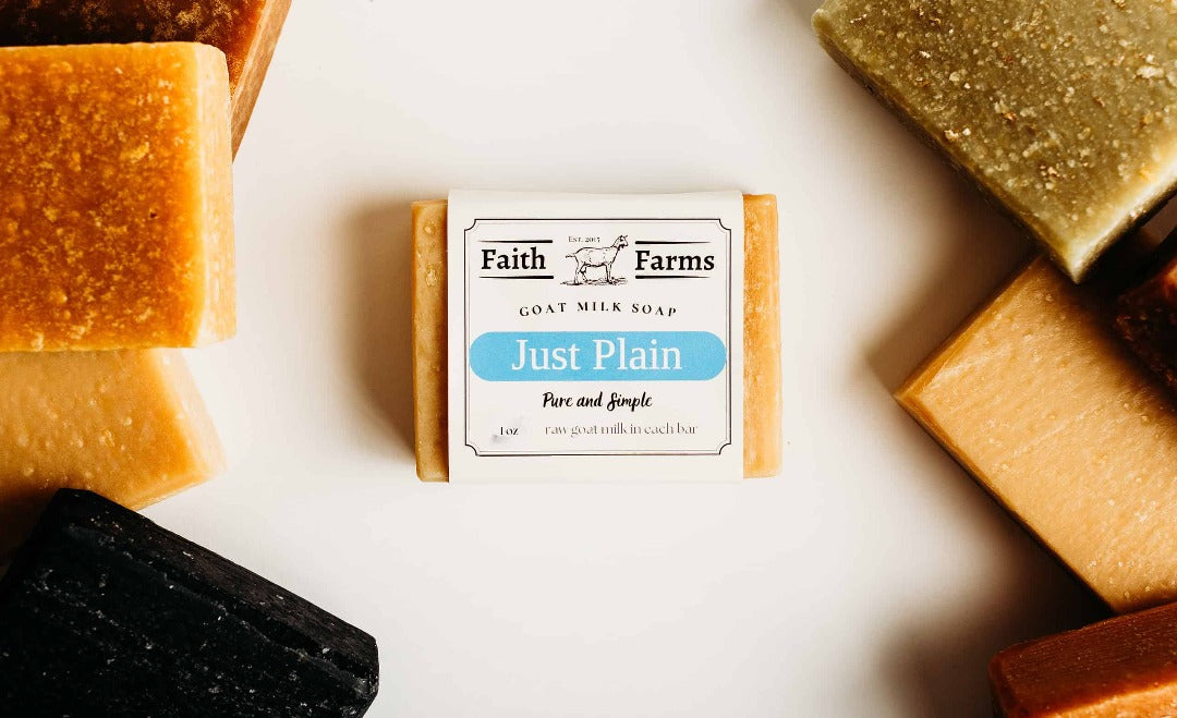 just plain goat milk soap