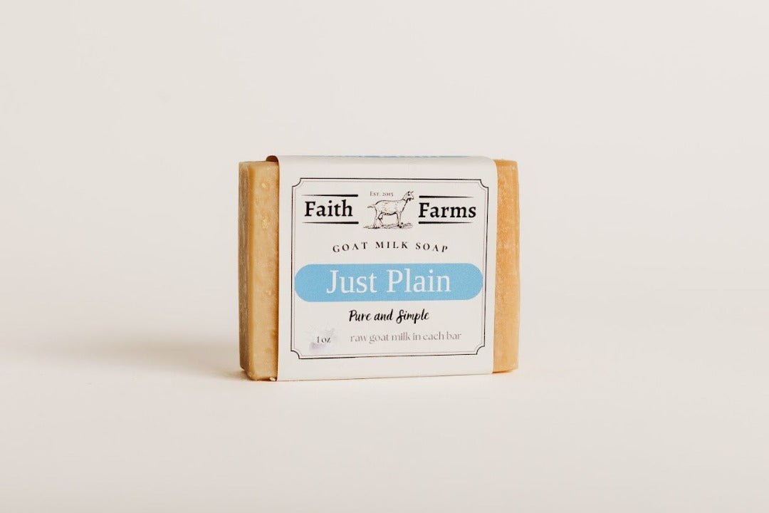 Just Plain Goat Milk Soap - Faith Farms Goat Milk Soap