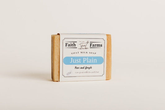 Just Plain Goat Milk Soap - Faith Farms Goat Milk Soap