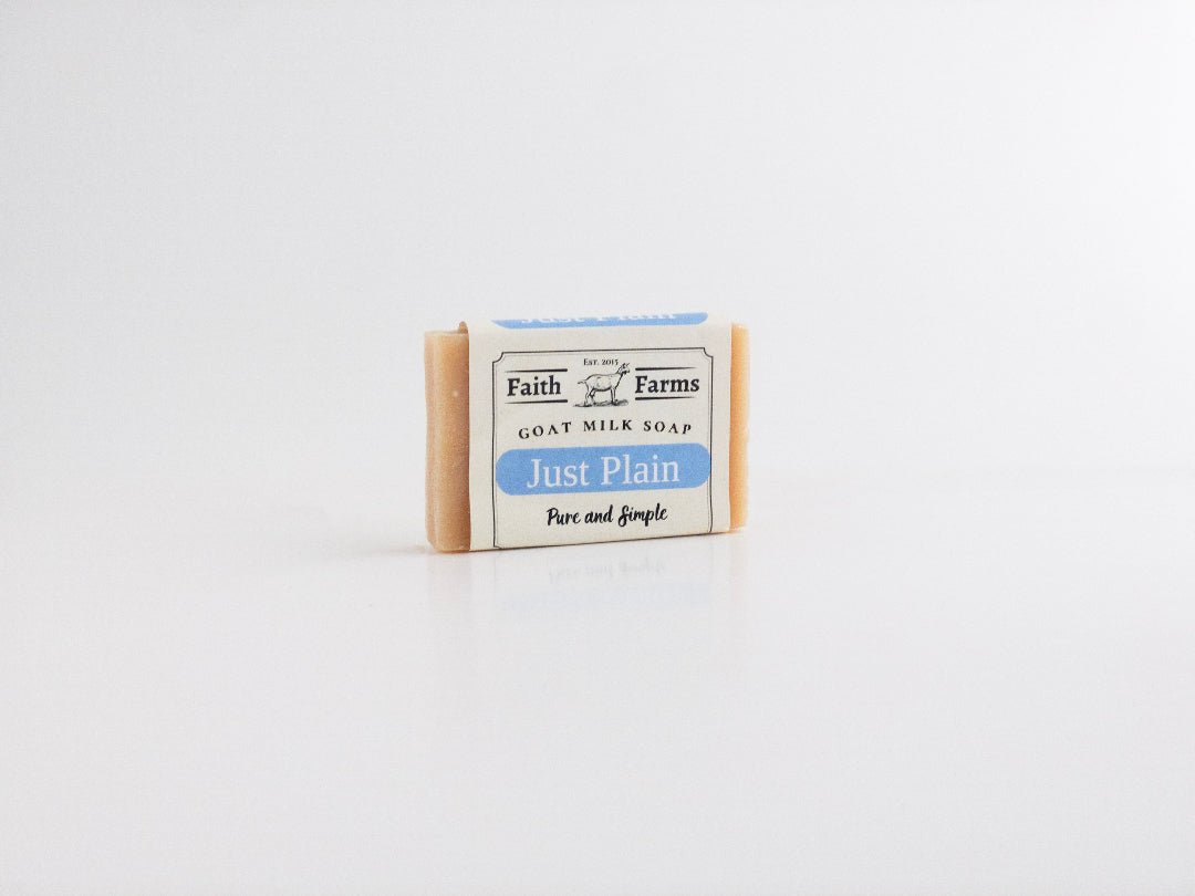 Just Plain Goat Milk Soap (Unscented) - Faith Farms Goat Milk Soap