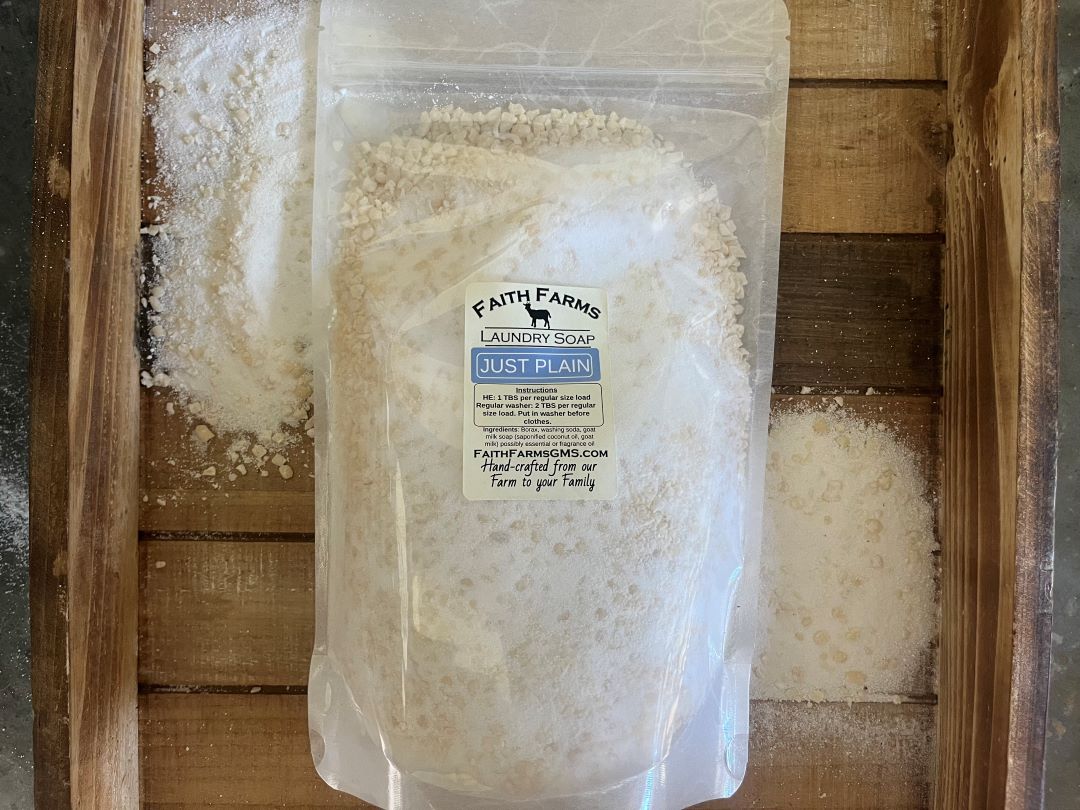 Just Plain Laundry Soap - Faith Farms Goat Milk Soap