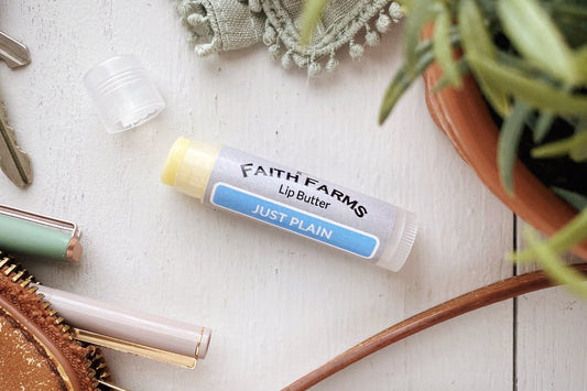 Just Plain Lip Butter - Faith Farms Goat Milk Soap