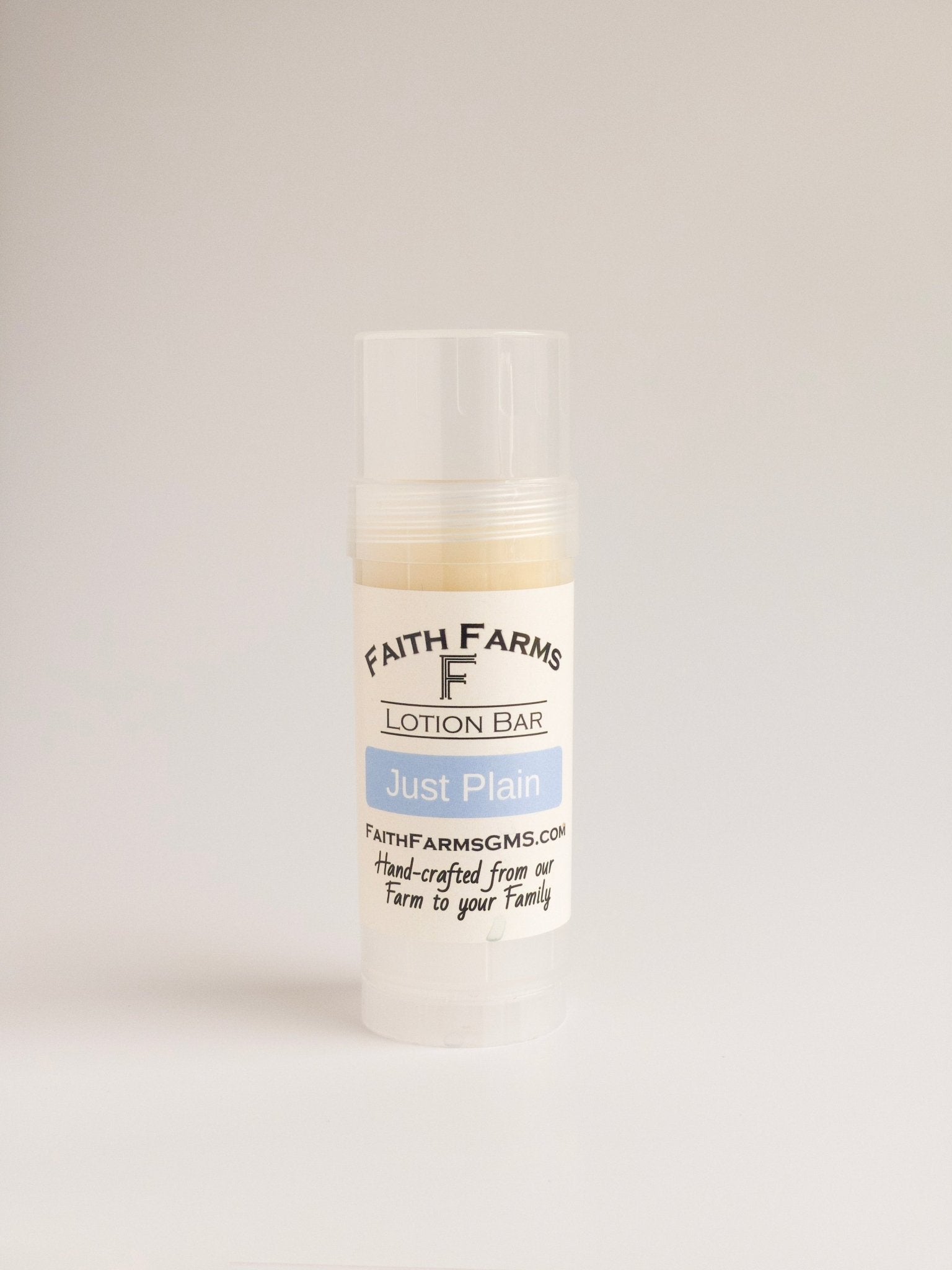 Just Plain Lotion Bar - Faith Farms Goat Milk Soap