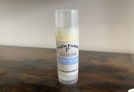 Just Plain Lotion Bar - Faith Farms Goat Milk Soap
