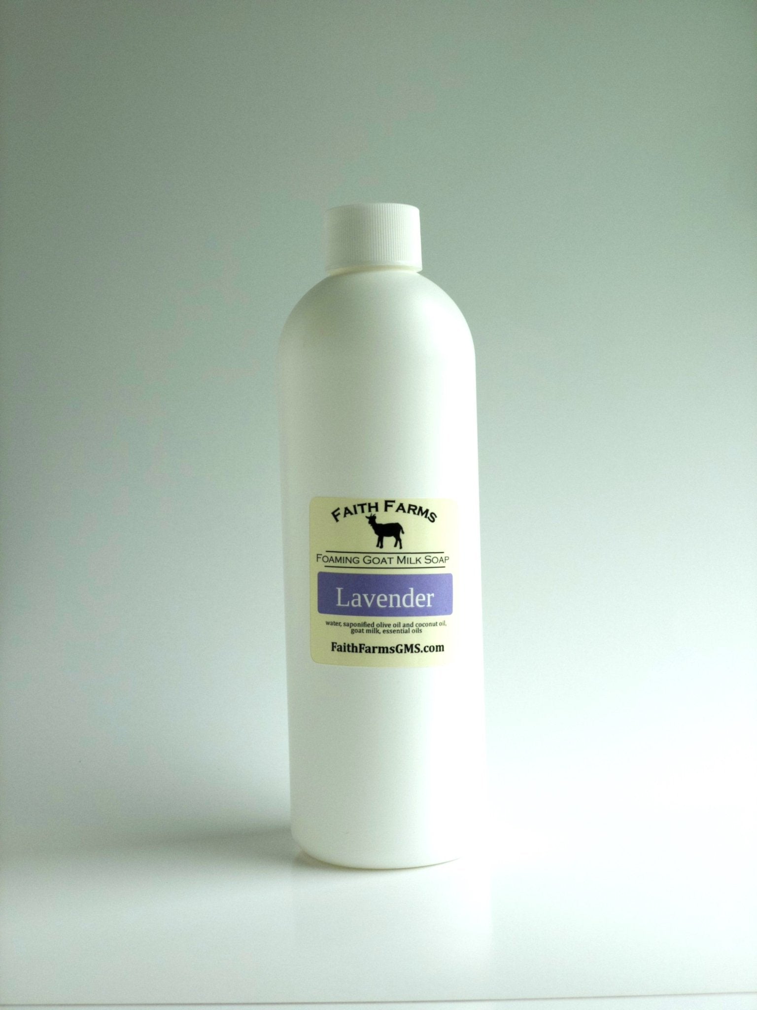 Lavender Foaming Goat Milk Hand Soap - Faith Farms Goat Milk Soap