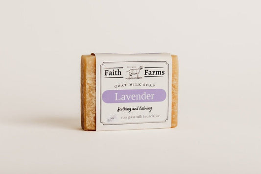 Lavender Goat Milk Soap - Faith Farms Goat Milk Soap