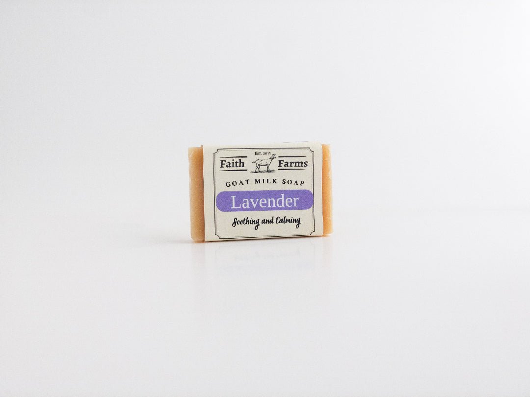 Lavender Goat Milk Soap - Faith Farms Goat Milk Soap