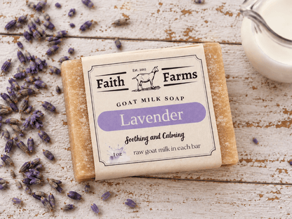Lavender Goat Milk Soap - Faith Farms Goat Milk Soap