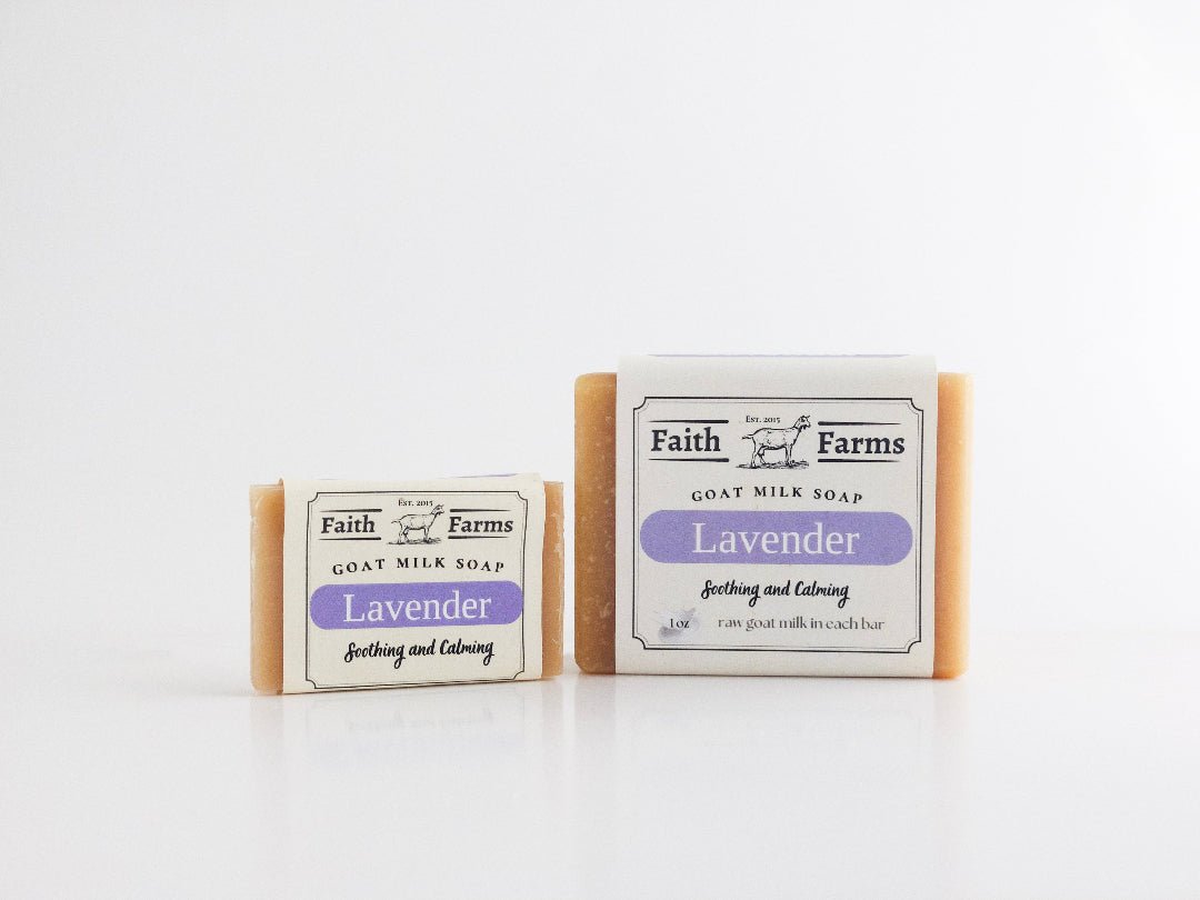 Lavender Goat Milk Soap - Faith Farms Goat Milk Soap