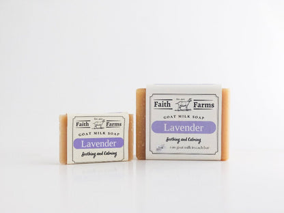Lavender Goat Milk Soap - Faith Farms Goat Milk Soap