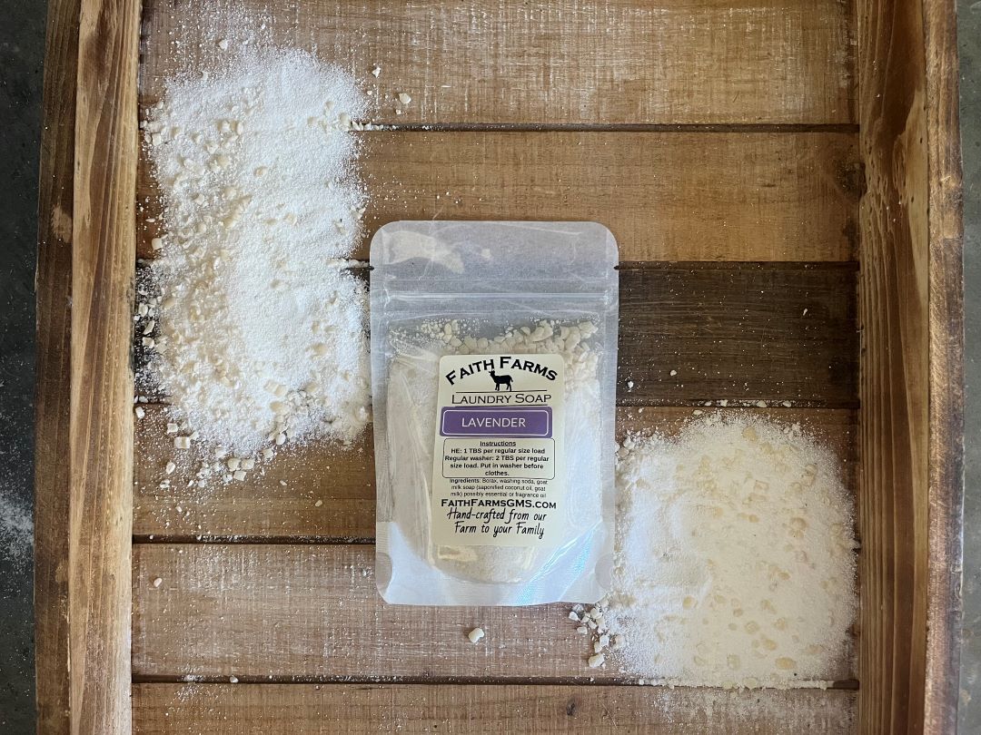 Lavender Laundry Soap - Faith Farms Goat Milk Soap