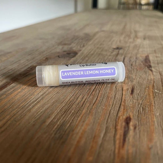 Lavender Lemon Honey Lip Butter - Faith Farms Goat Milk Soap