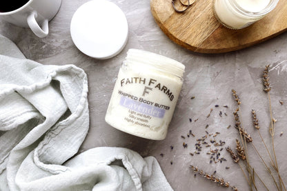 Lavender Whipped Body Butter - Faith Farms Goat Milk Soap