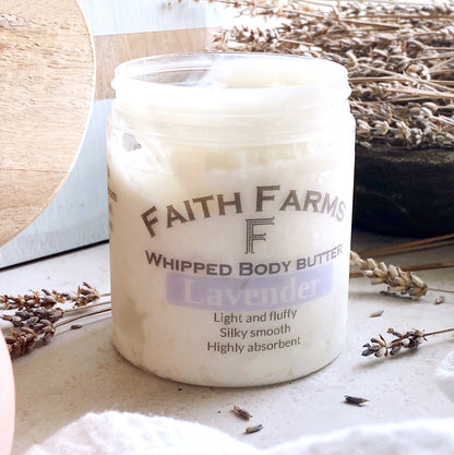 Lavender Whipped Body Butter - Faith Farms Goat Milk Soap