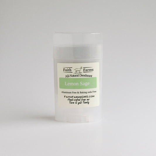 Lemon Sage Deodorant - Faith Farms Goat Milk Soap