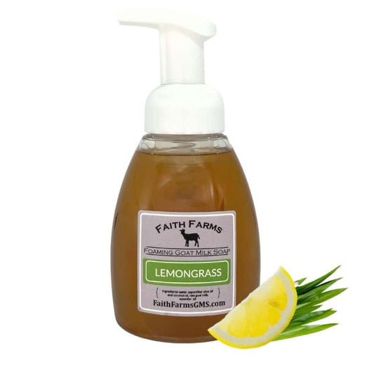 Lemongrass Foaming Goat Milk Hand Soap - Faith Farms Goat Milk Soap