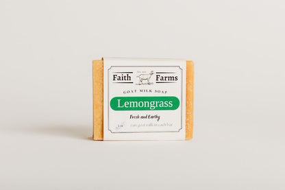 Lemongrass Goat Milk Soap - Faith Farms Goat Milk Soap