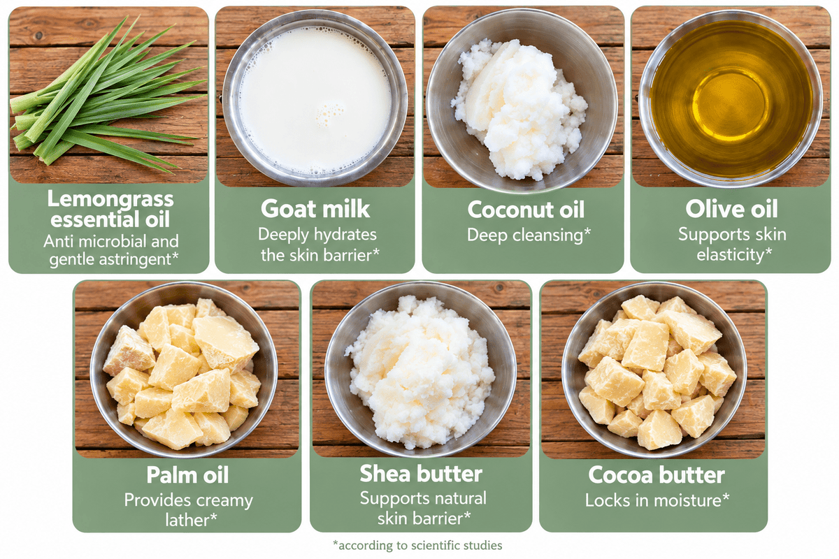 Lemongrass Goat Milk Soap - Faith Farms Goat Milk Soap