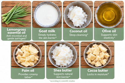 Lemongrass Goat Milk Soap - Faith Farms Goat Milk Soap