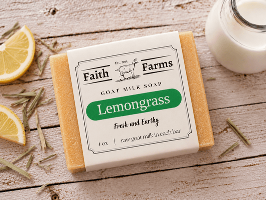 Lemongrass Goat Milk Soap - Faith Farms Goat Milk Soap
