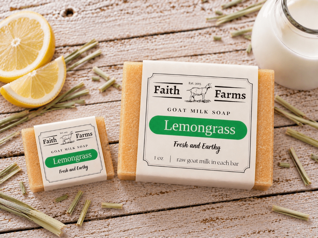 Lemongrass Goat Milk Soap - Faith Farms Goat Milk Soap