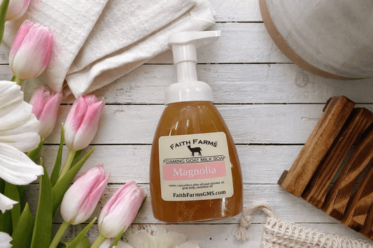 Magnolia Goat Milk Hand Soap - Faith Farms Goat Milk Soap