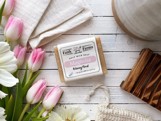 Magnolia Goat Milk Soap - Faith Farms Goat Milk Soap