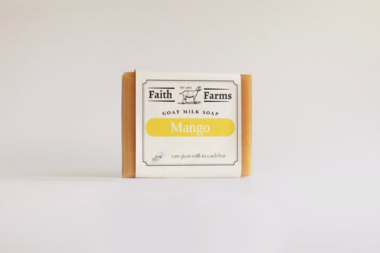 Mango Goat Milk Soap - Faith Farms Goat Milk Soap