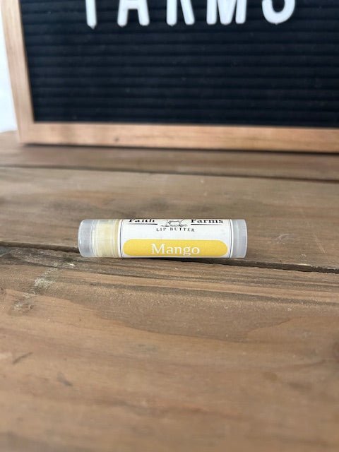 Mango Lip Butter - Faith Farms Goat Milk Soap