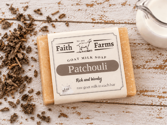 Patchouli Goat Milk Soap - Faith Farms Goat Milk Soap