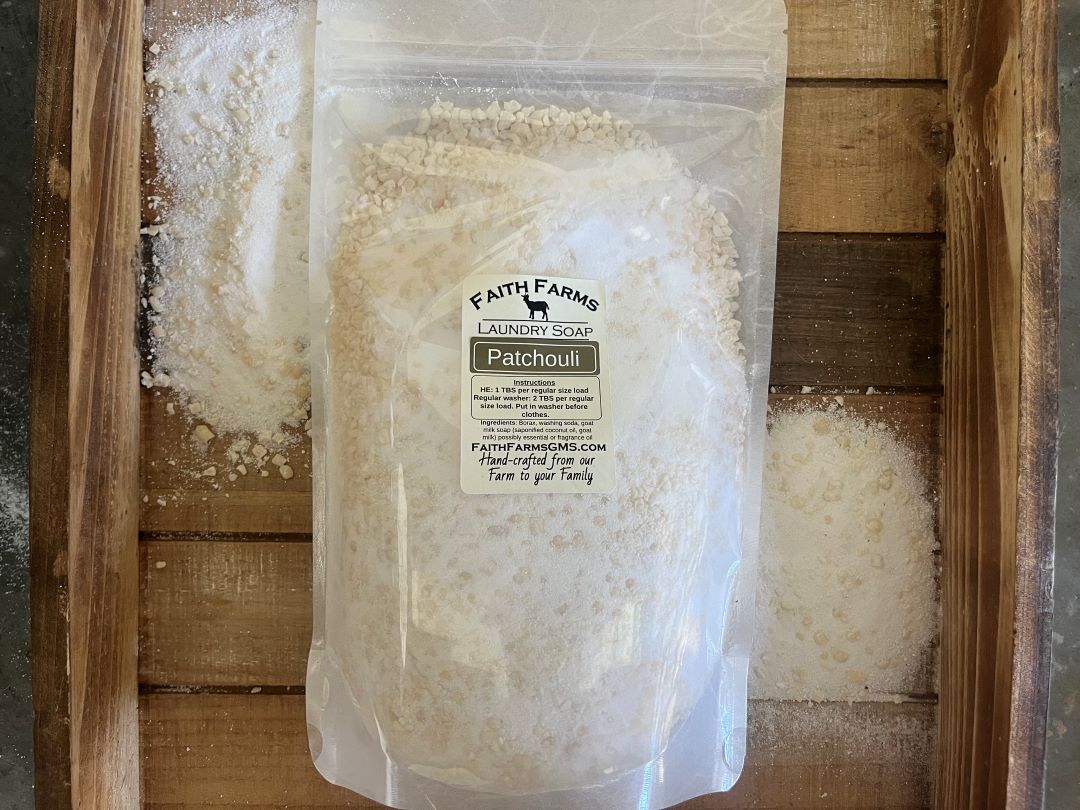 Patchouli Laundry Soap - Faith Farms Goat Milk Soap