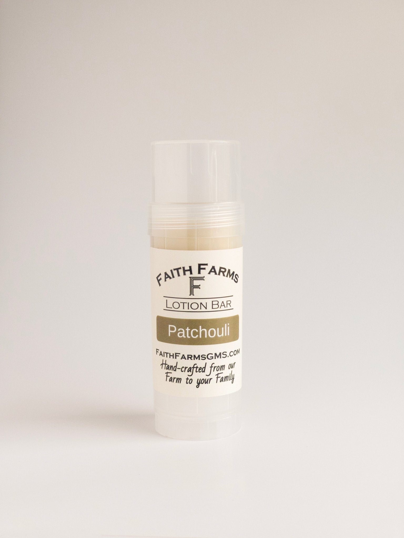 Patchouli Lotion Bar - Faith Farms Goat Milk Soap