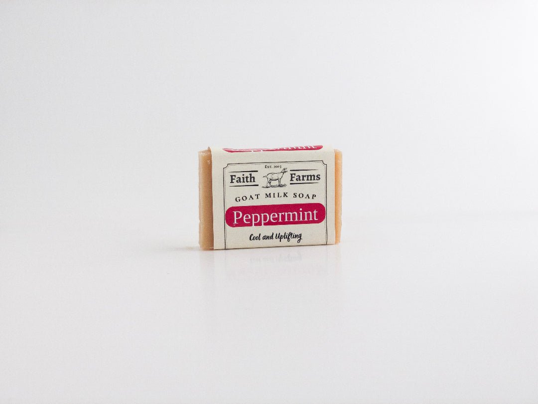 Peppermint Goat Milk Soap - Faith Farms Goat Milk Soap