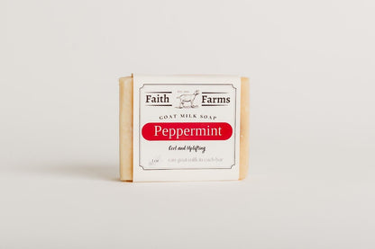 Peppermint Goat Milk Soap - Faith Farms Goat Milk Soap