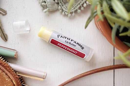Peppermint Lip Butter - Faith Farms Goat Milk Soap