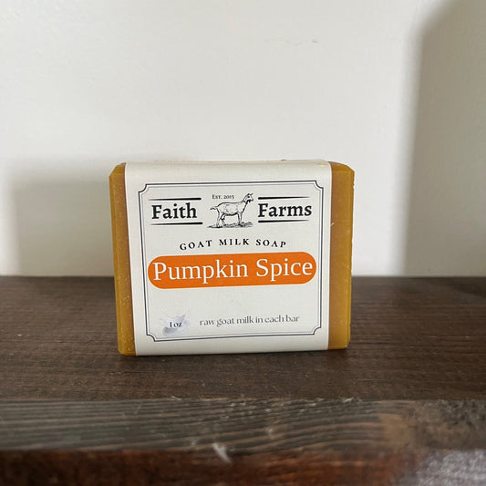 Pumpkin Spice Goat Milk Soap - Faith Farms Goat Milk Soap