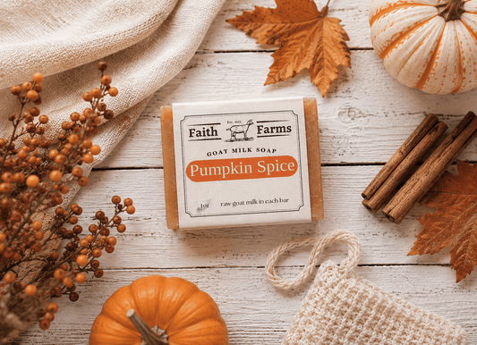 Pumpkin Spice Goat Milk Soap - Faith Farms Goat Milk Soap