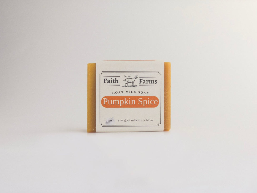 Pumpkin Spice Goat Milk Soap - Faith Farms Goat Milk Soap