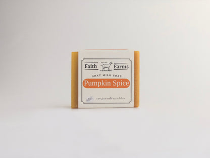 Pumpkin Spice Goat Milk Soap - Faith Farms Goat Milk Soap