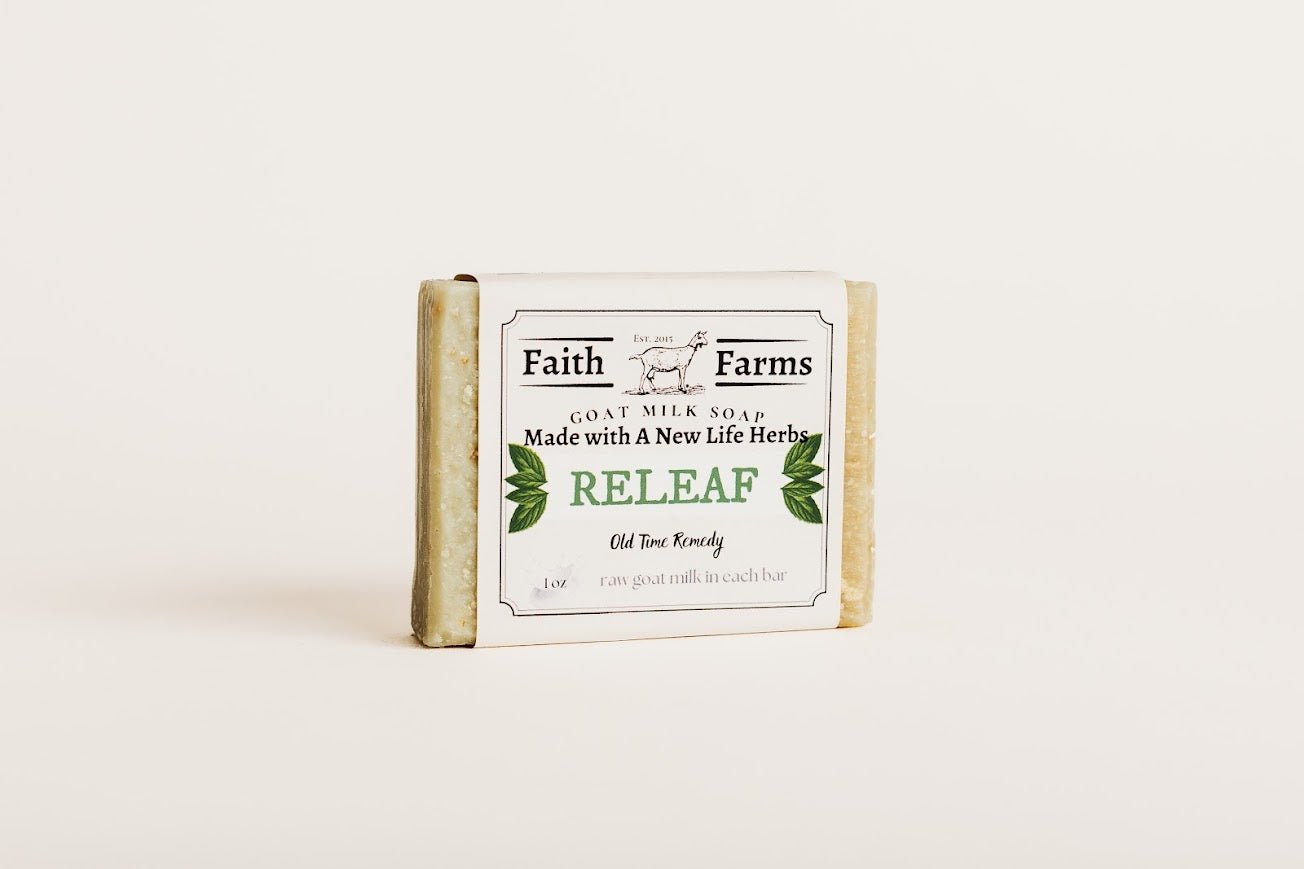 Releaf Goat Milk Soap - Faith Farms Goat Milk Soap