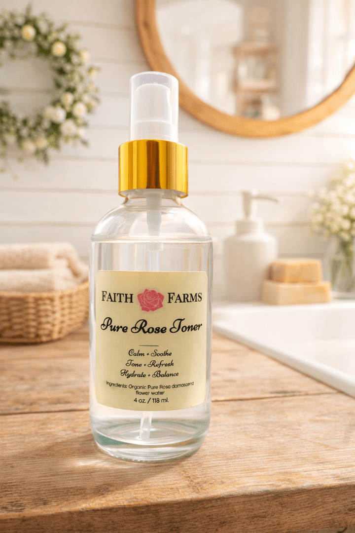 Rose Water Toner - Faith Farms Goat Milk Soap