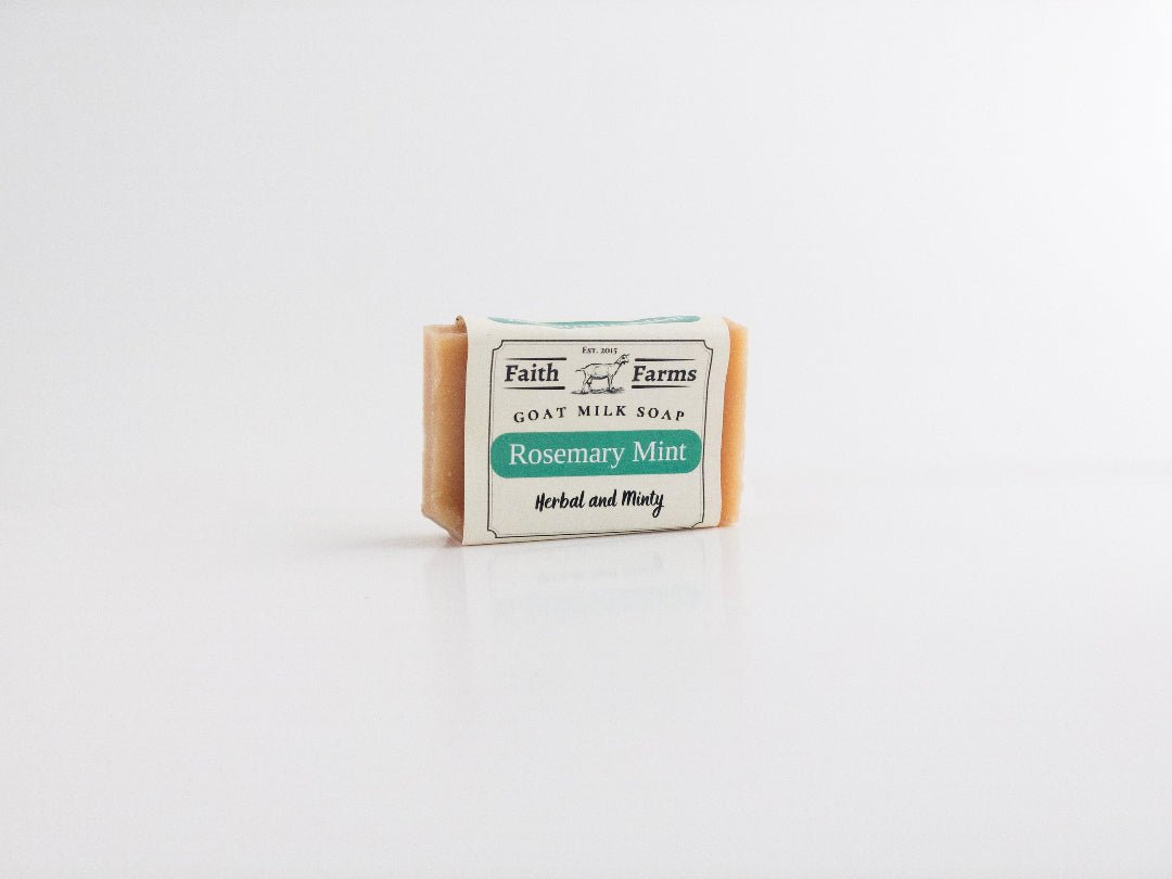 Rosemary Mint Goat Milk Soap - Faith Farms Goat Milk Soap