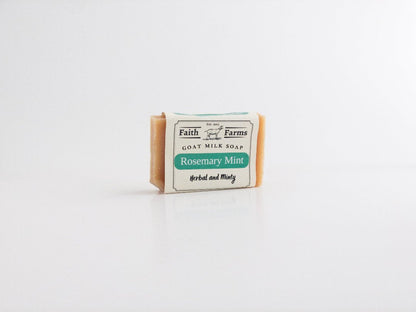 Rosemary Mint Goat Milk Soap - Faith Farms Goat Milk Soap